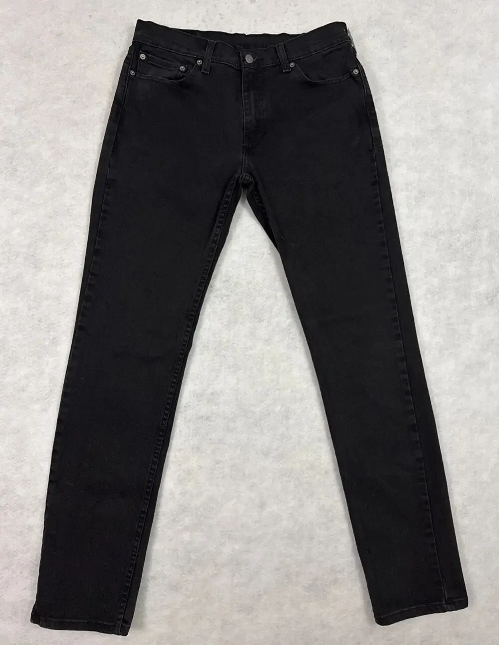 Levis 511 Slim Fit Jeans Mens 33x34 Black Stretch Premium Denim Pants